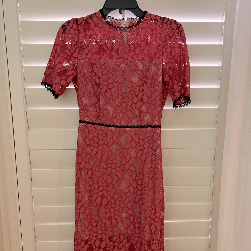 Beautiful mauve lace dress